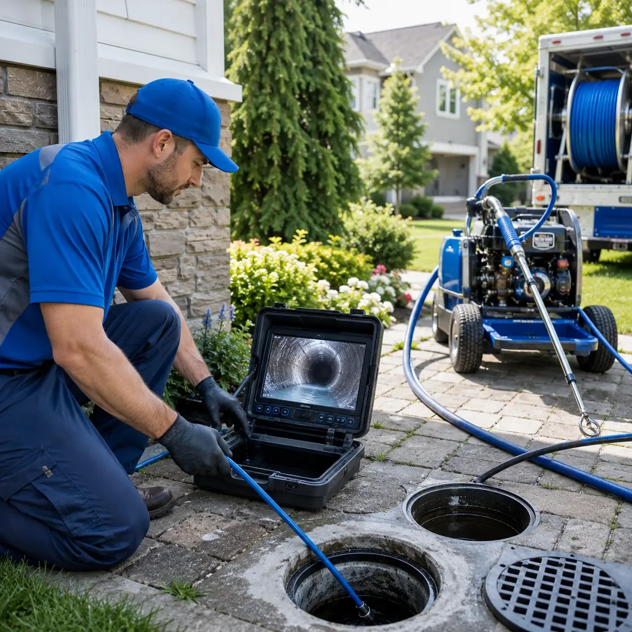 Outdoor drain cleaning professionals serving Mccarley, MS